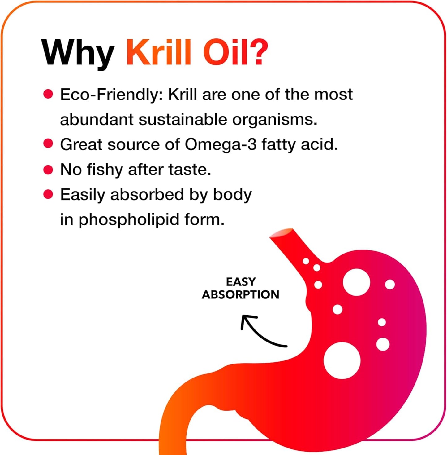 MegaRed 350mg Superior Omega-3 Krill Oil Softgels 130CT