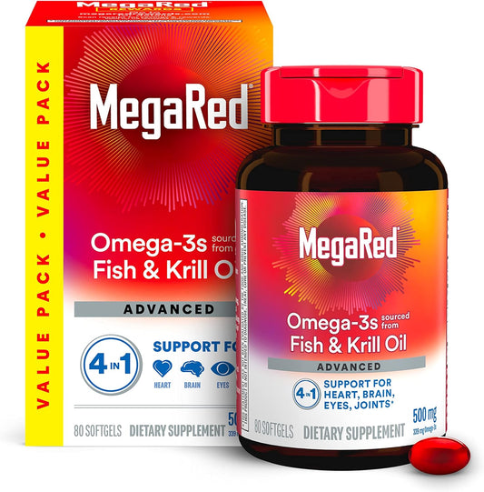 MegaRed Advanced 4in1 500mg Softgel 80CT